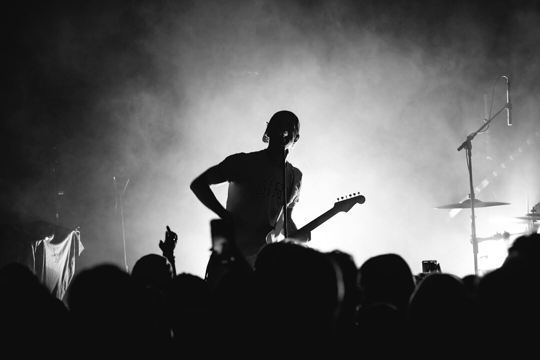 famous musician on stage