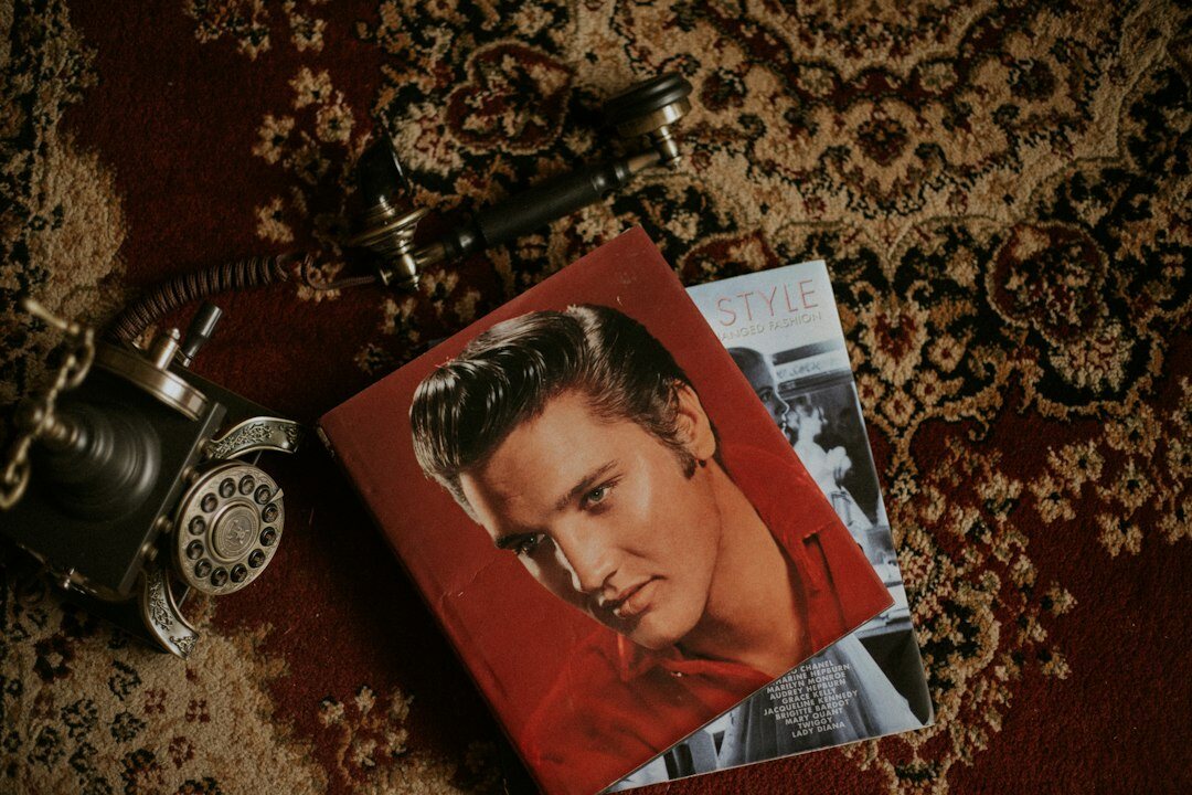 celebrity biography book open